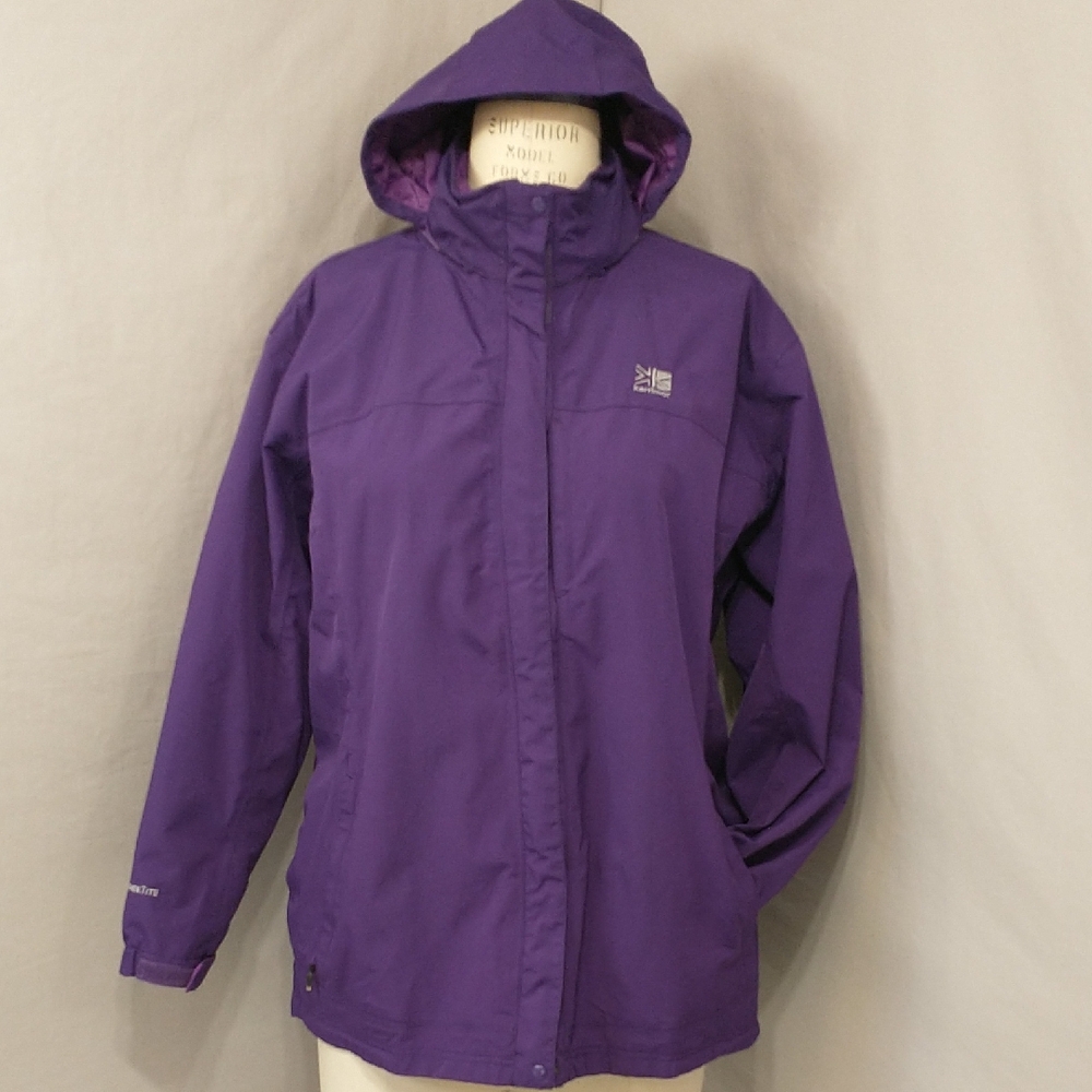 Deep Purple Karrimor Weathertite Jacket Windbreaker Rain Coat Aubergine XXL SeeM